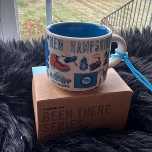 NIB Starbucks New Hampshire  espresso ornament mug